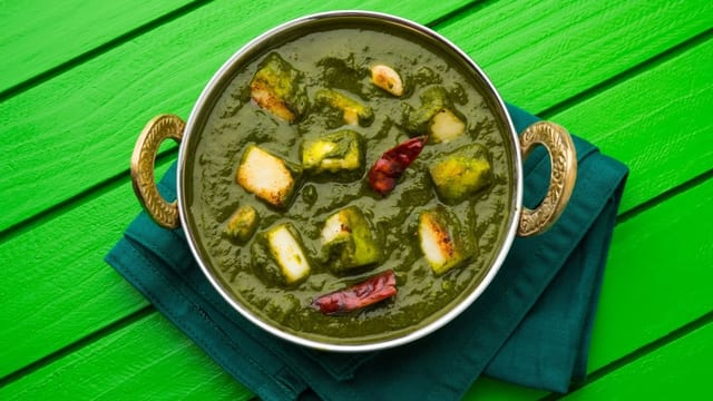 Palak Paneer.