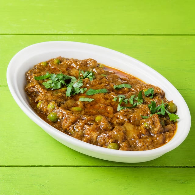 Vegan Baingan Bhartha.