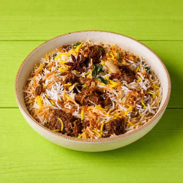 Goat Biryani.