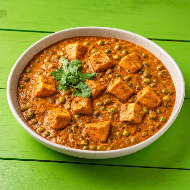Matar Paneer.