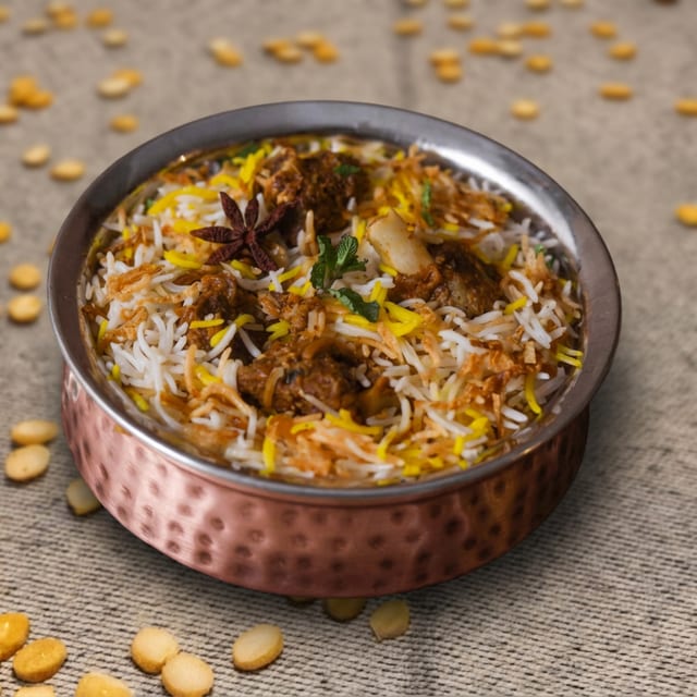 Goat Biryani.
