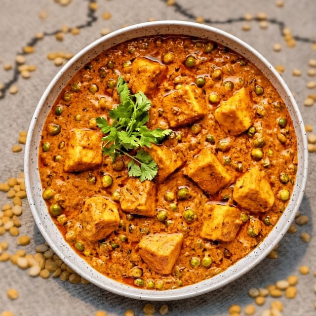 Matar Paneer.